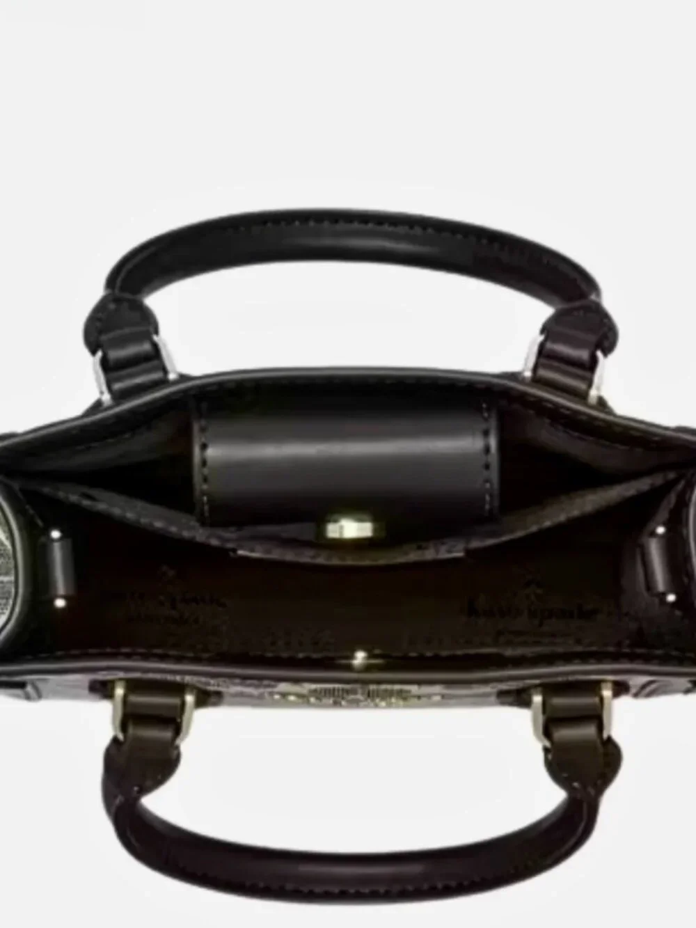 NWT Kate Spade New York Signature Spade Flower Navy Mini Tote Crossbody Bag